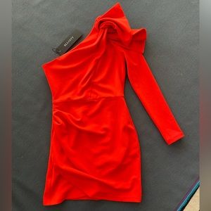 Elliatt Indium Dress in Orange Red, NWT, Small
